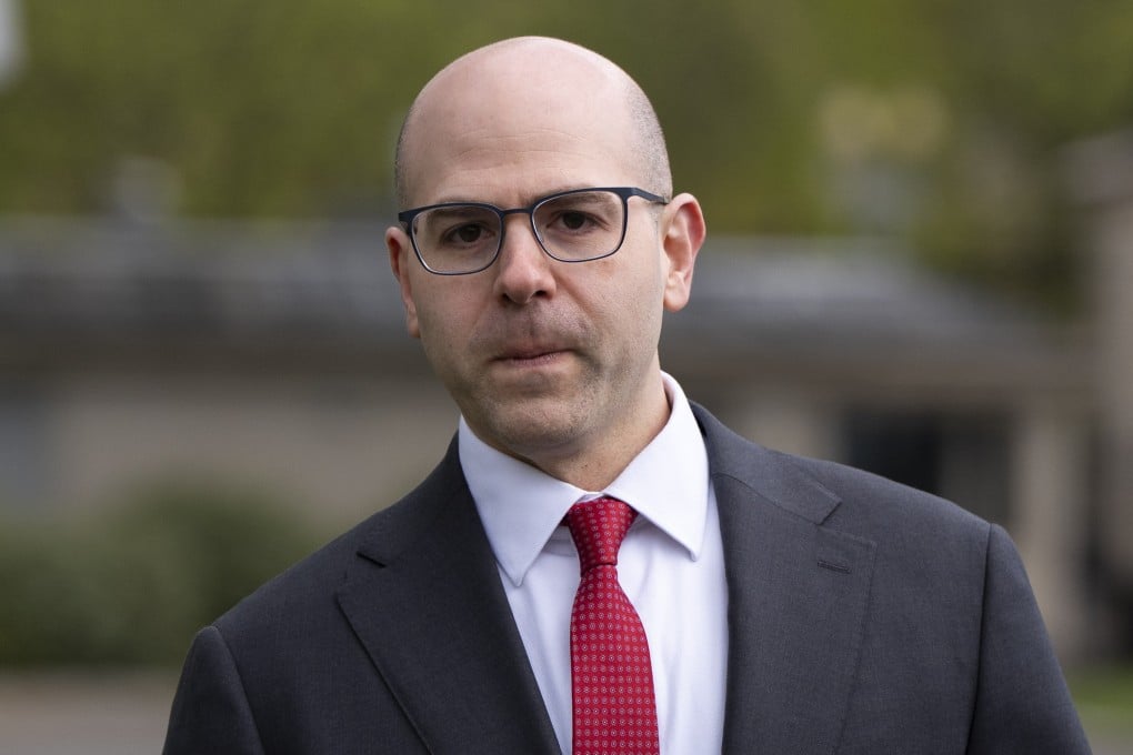 Stephen Miran, chairman of US President Donald Trump’s Council of Economic Advisers, at the White House in Washington on Wednesday. Photo: AP