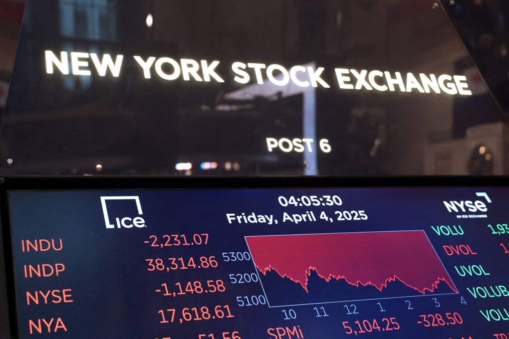 A total of 286 Chinese companies were listed on the New York Stock Exchange, Nasdaq and NYSE American Exchange, with a total market capitalisation of US$1.1 trillion as of March 7, according to a US government report. Photo: AFP