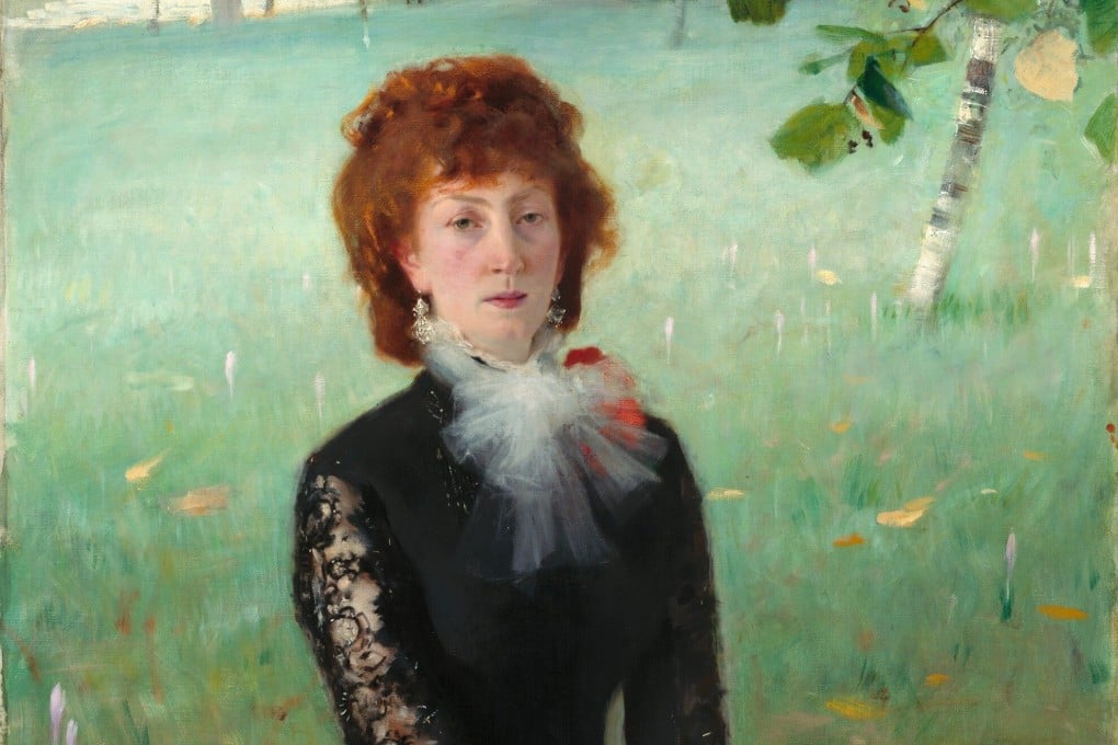 Detail view of Marie Buloz Pailleron (Madame Édouard Pailleron), an 1879 portrait by John Singer Sargent. A new exhibition of the artist, “Sargent and Paris”, has opened at the Metropolitan Museum of Art in New York. Photo: Heritage Images/Getty Images