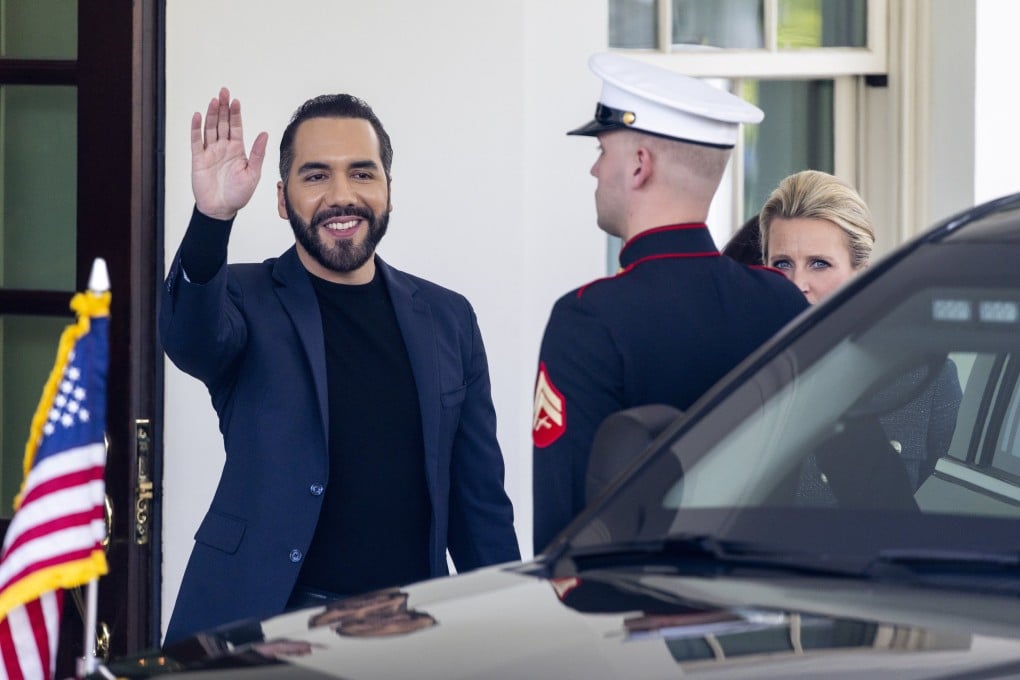 Nayib Bukele, president of El Salvador, at the White House in Washington on April 14. Photo: EPA-EFE