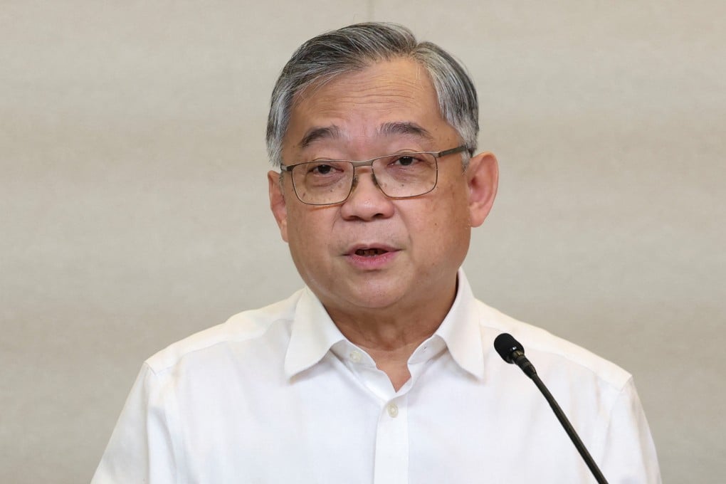 Singapore’s Deputy Prime Minister and Minister of Trade and Industry Gan Kim Yong addresses US tariffs. Photo: Reuters