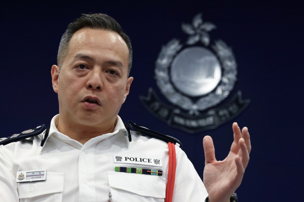 Newly appointed Hong Kong police commissioner Joe Chow Yat-ming has prioritised tackling scams. Photo: Dickson Lee