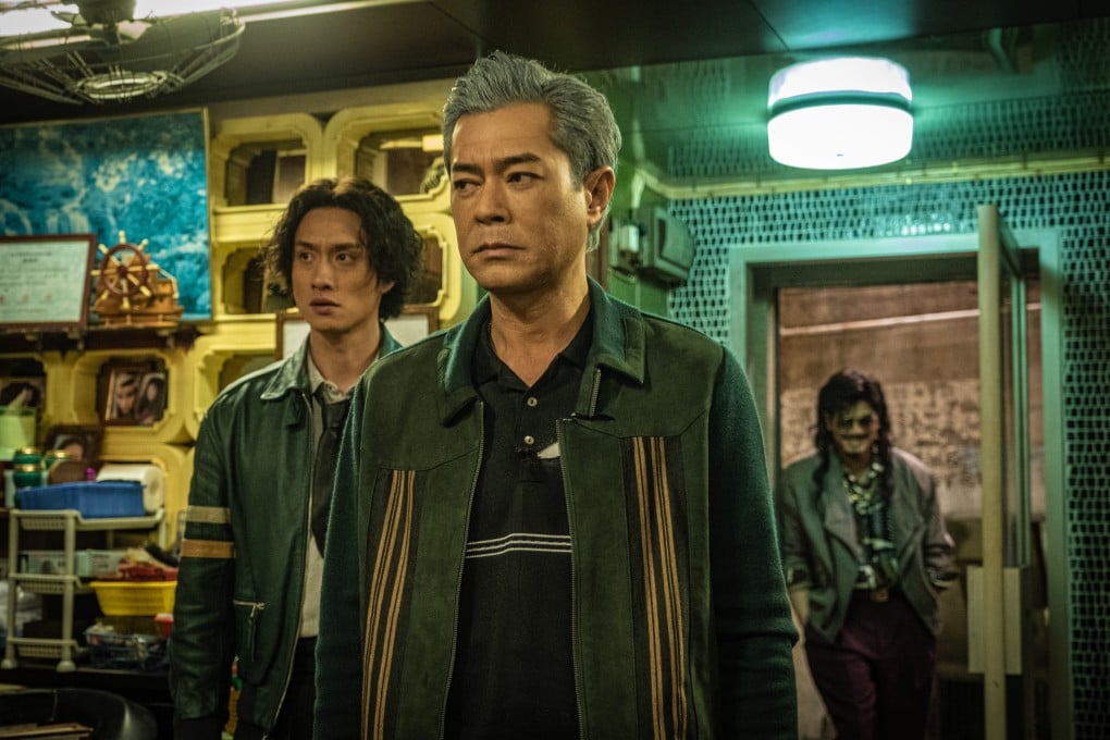 (From left) Terrance Lau Chun-him, Louis Koo Tin-lok and Philip Ng Wan-lung in a still from Twilight of the Warriors: Walled In, a top contender at the Hong Kong Film Awards 2025.