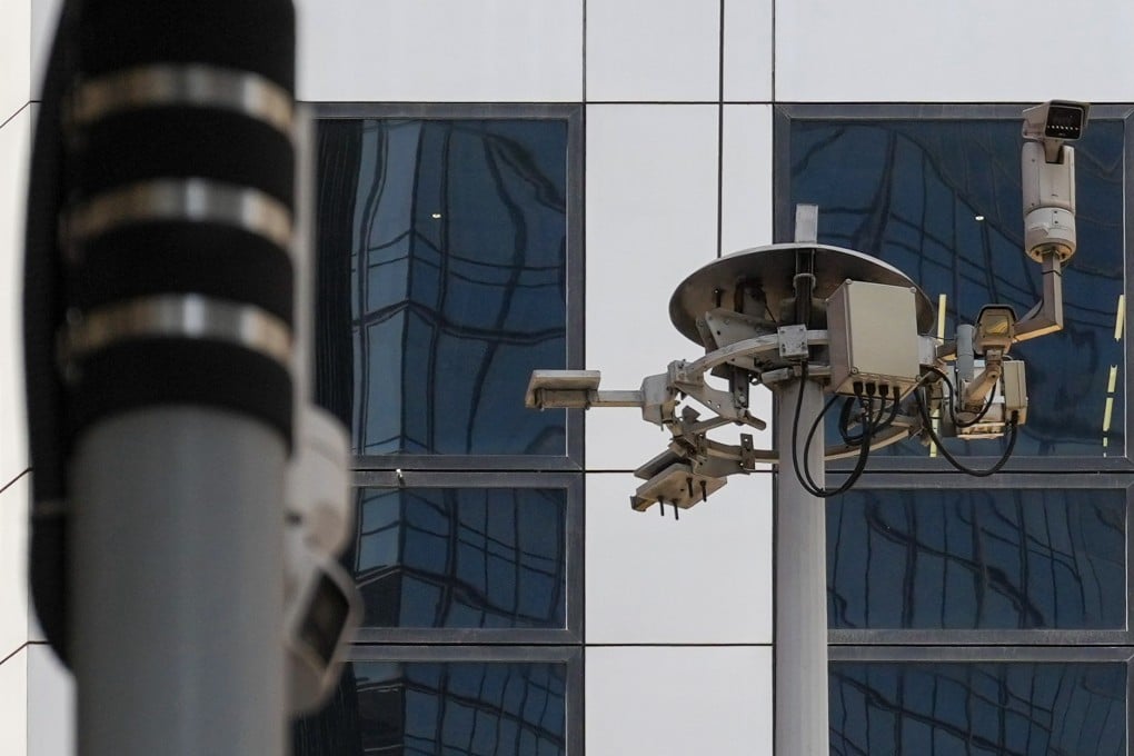 A surveillance camera installed at the intersection of Pedder Street and Queen’s Road Central. Photo: May Tse