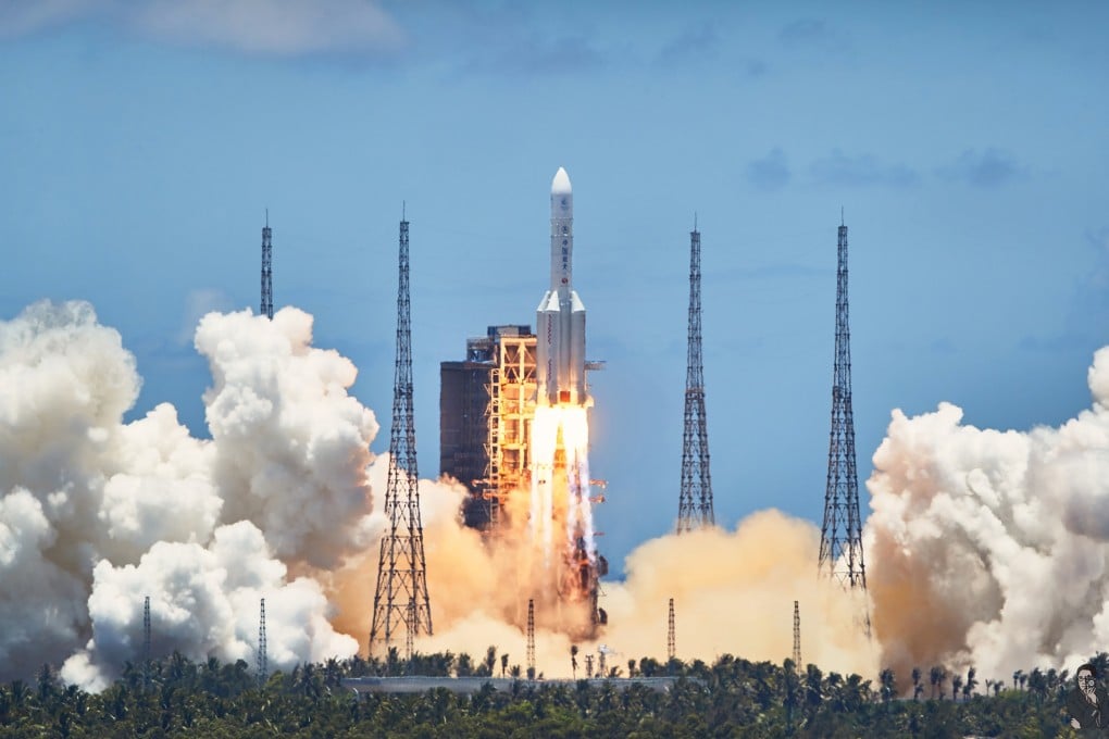 A Chinese rocket launches in Wenchang, China. The US has warned its allies not to use China’s satellites for fear of having information intercepted. Photo: Shutterstock