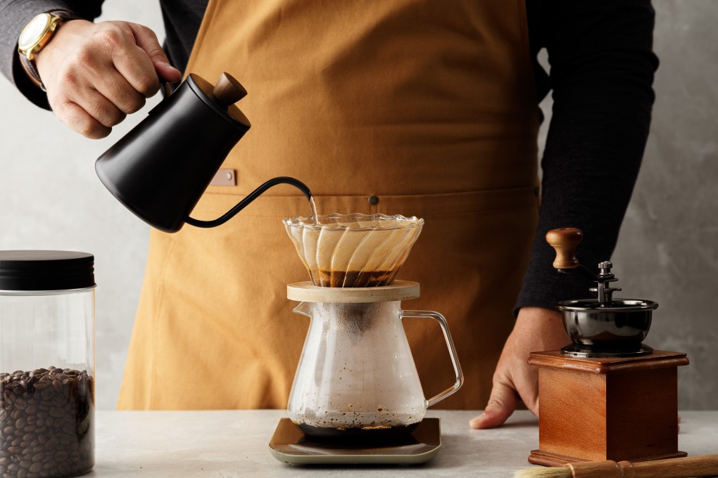 Researchers in the US reveal how the way you pour hot water, and with what sort of kettle, affects flavour when making pour-over coffee. Photo: Shutterstock