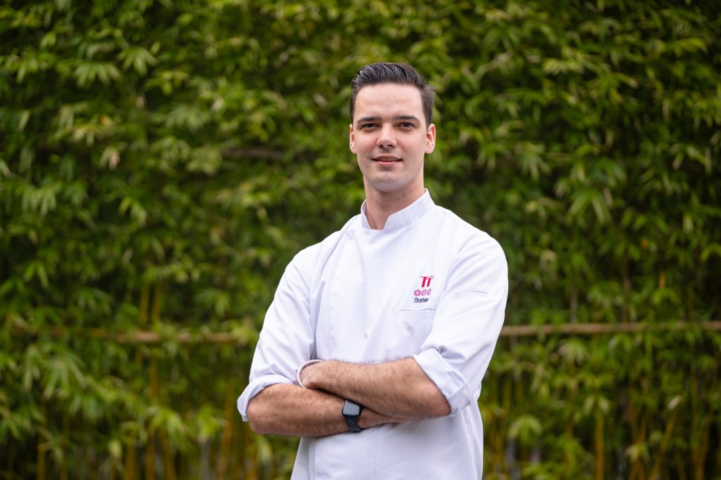 At 16, Christiaan Stoop trained as a chef for 10 days in Shanghai. He returned in 2022 as the executive chef of three-Michelin-star restaurant Taian Table Shanghai, which has a three-day pop-up in Hong Kong. Photo: Taian Table Shanghai