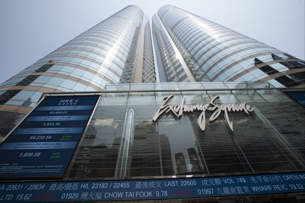 The Exchange Square in Central, home to the city’s stock market operator Hong Kong Exchanges and Clearing. Photo: Nathan Tsui
