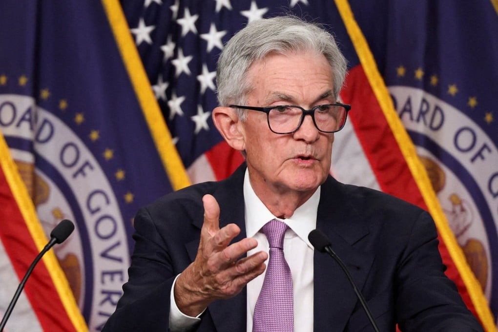 US Federal Reserve chair Jerome Powell speaks to the press in Washington, on September 18, 2024. US President Donald Trump has accused the Fed of dragging its feet in loosening monetary policy. Photo: Reuters