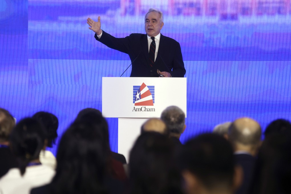 Former US deputy secretary of state Kurt Campbell at AmCham’s China Conference 2025. Photo: Jonathan Wong