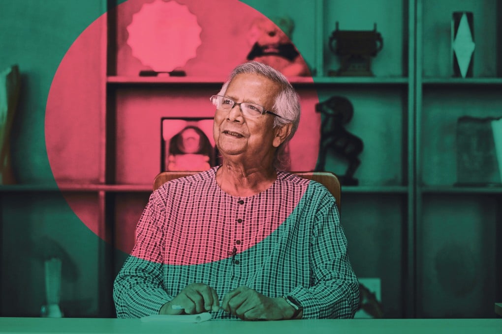 Bangladesh’s interim leader Muhammad Yunus. Illustration: Huy Truong