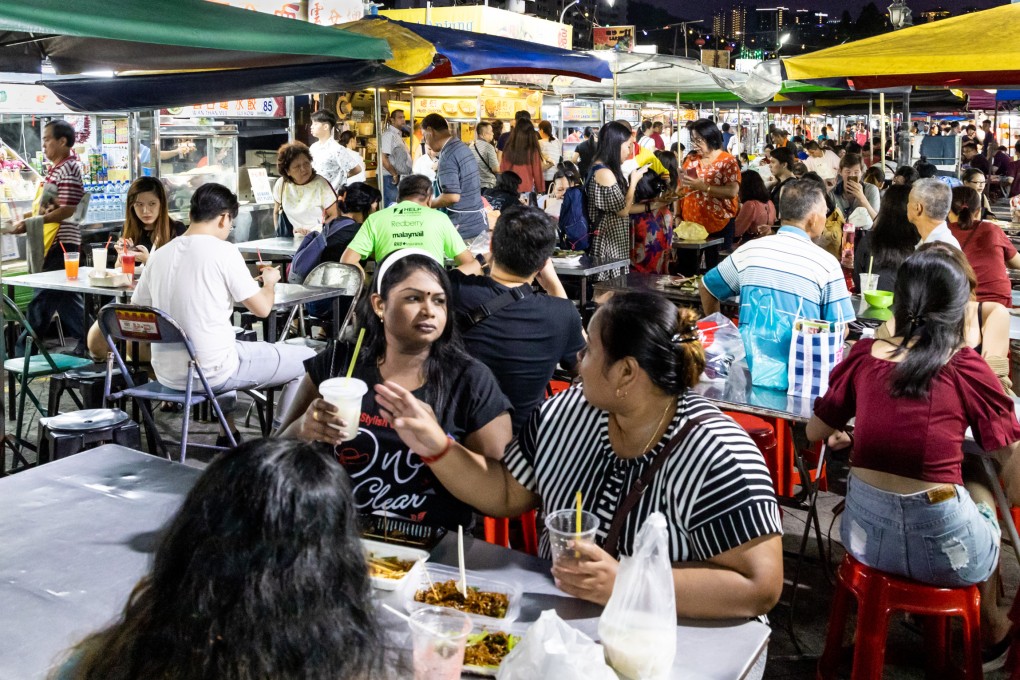 People dine at Gurney Drive hawker centre in Penang, Malaysia. Photo: Shutterstock
