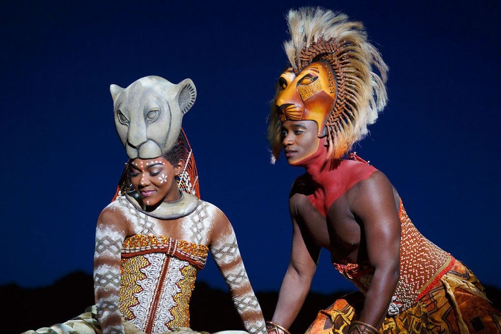 Nala and Simba in Disney’s The Lion King musical in Hong Kong. Experts discuss if Disney’s live-action musicals are suitable for young children. Photo: IME/Joan Marcus