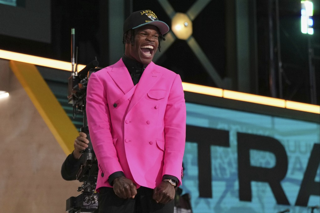 The Jacksonville Jaguars made a surprise decision by opting for Travis Hunter with the second overall pick during the first round of the NFL football draft. Photo: AP