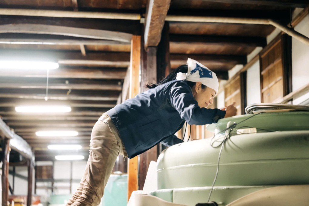 Miho Imada, master brewer at Imada Shuzo in Akitsu, Hiroshima prefecture, promotes Japanese sake-brewing traditions while adapting the drink to overseas tastes. Photo: Imada Shuzo
