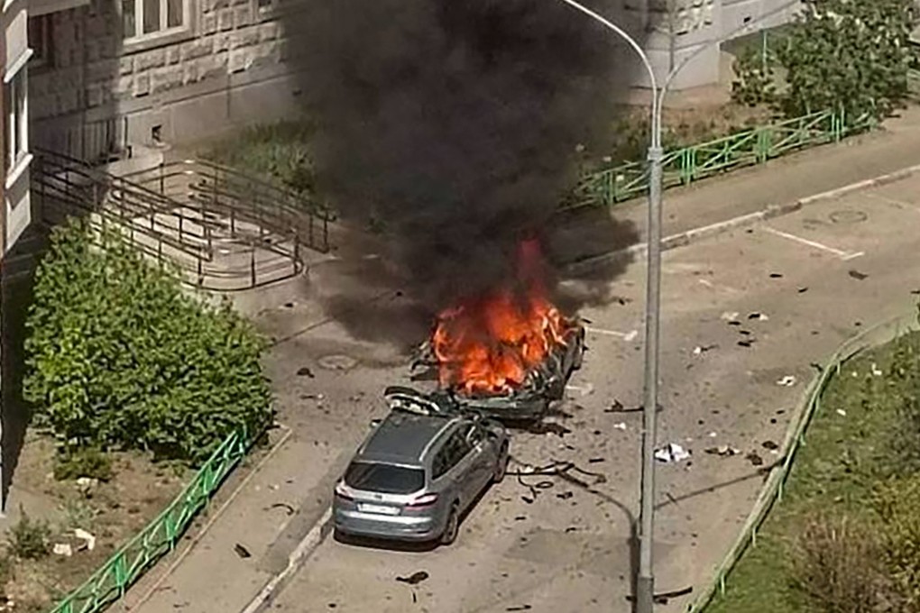 A senior Russian military officer was killed when a car exploded on Friday in a town close to Moscow. Photo: Handout