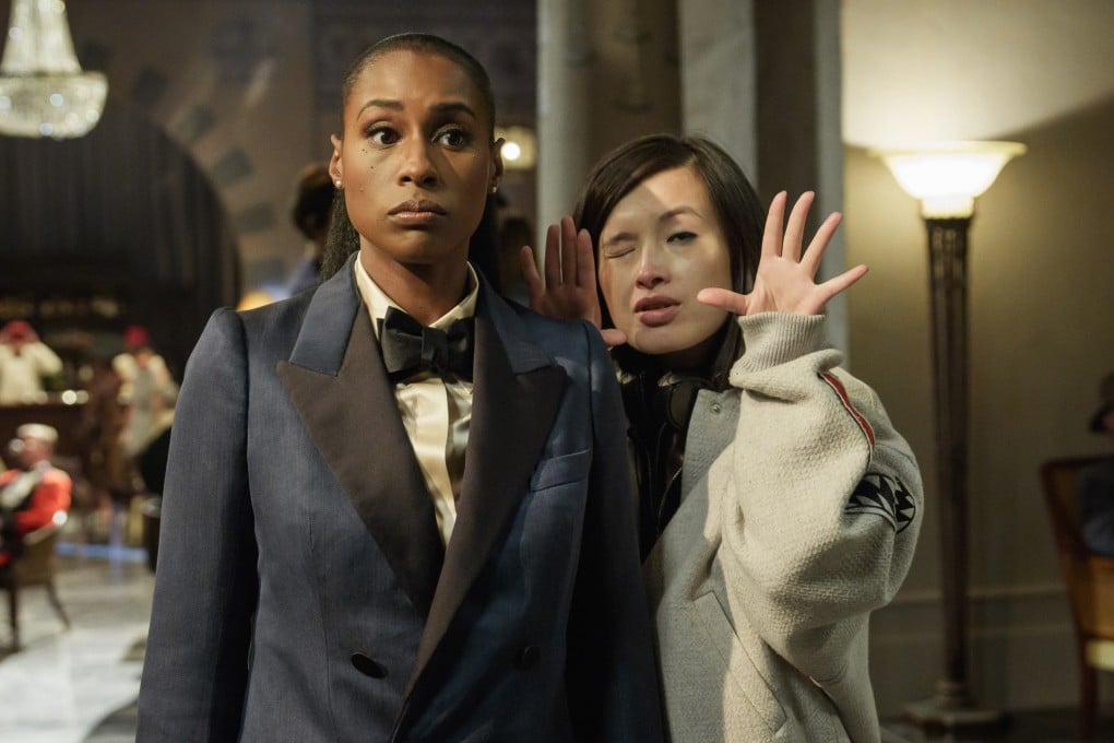 Haolu Wang directs Issa Rae on the Hotel Reverie set. Wang, a lifelong cinephile, explains why she hopes “people will realise AI is terrible for creativity” after watching the Black Mirror episode. Photo: Netflix