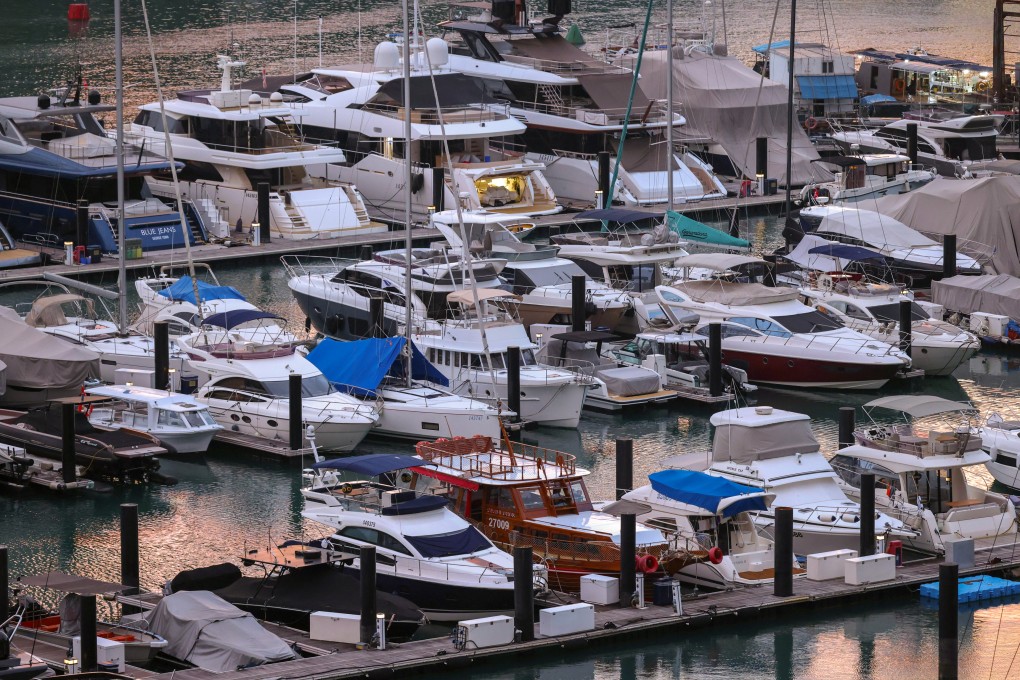Yachts and boats berthed in Aberdeen. Authorities are hoping to boost “yacht tourism” to attract big spenders to the city. Photo: Nora Tam