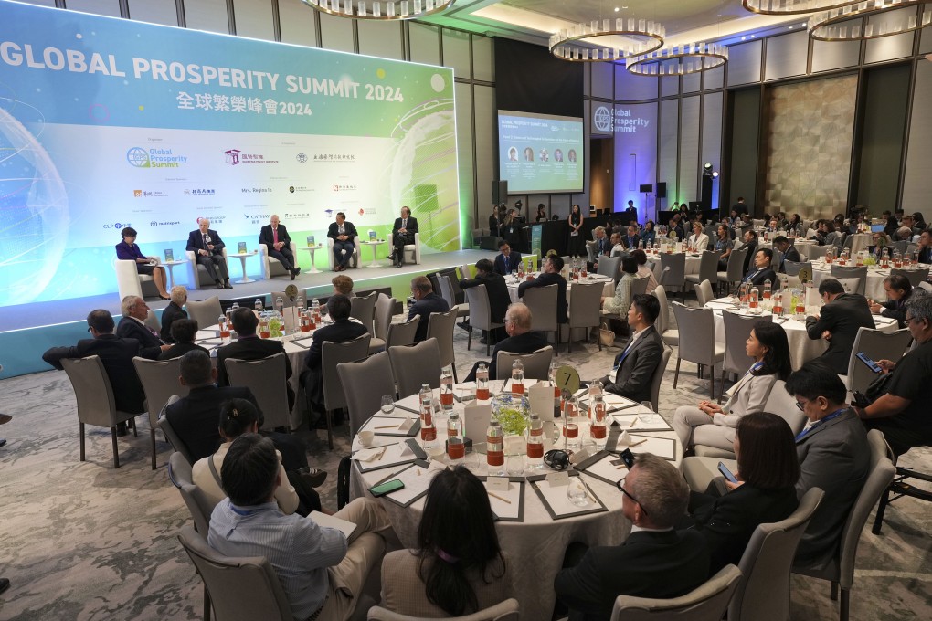 Last year’s Global Prosperity Summit, held at Fullerton Ocean Park Hotel in Aberdeen, Hong Kong. Photo: Elson Li