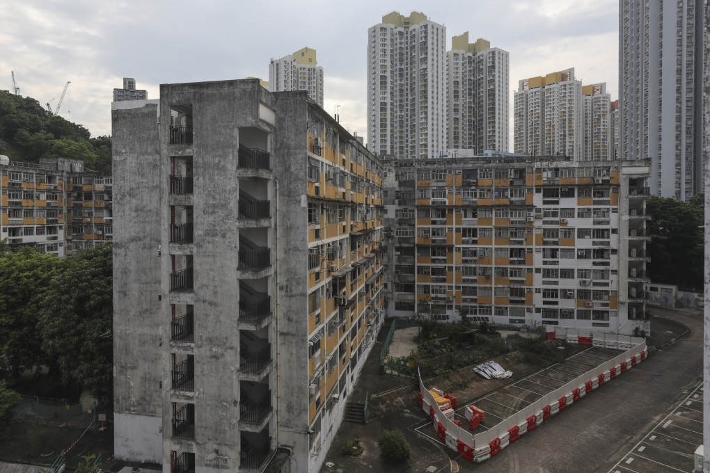 Tai Hang Sai Estate in Shek Kip Mei. The landlord has sought to redevelop the area to provide 2,000 flats to first-time homebuyers under a starter home pilot scheme of the Urban Renewal Authority. Photo: Xiaomei Chen