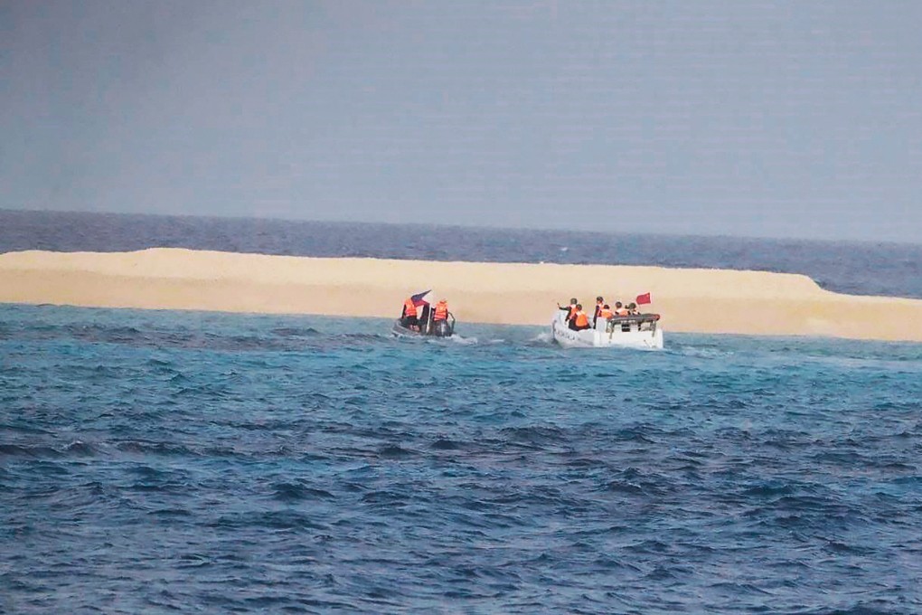 A picture of Sandy Cay, the latest hotspot in a series of disputes in the South China Sea between China and the Philippines. Photo: AP