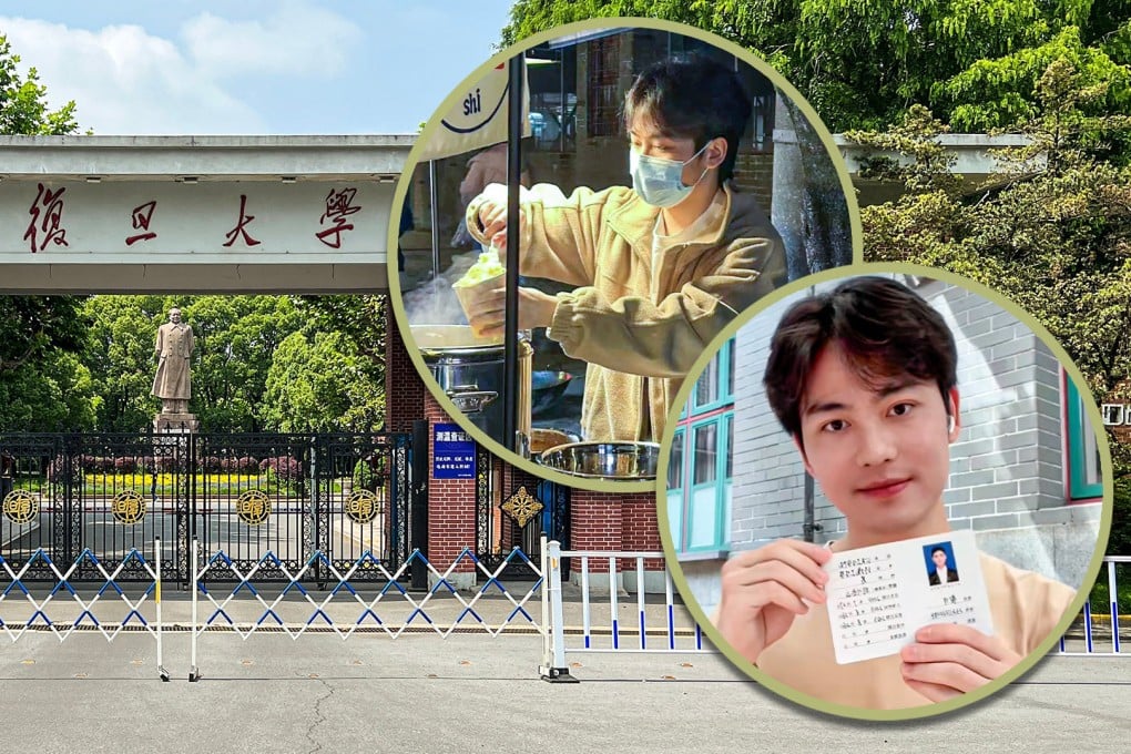 A man has quit a top university in China, and declined a PhD offer in the US to sell snacks from a street stall. Photo: SCMP composite/Shutterstock/Douyin