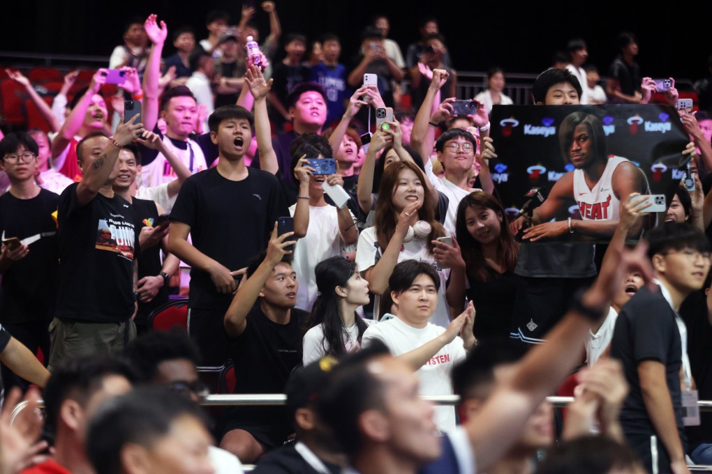 Basketball fans attend the 12th Yao Foundation Charity Game at the AsiaWorld-Expo on August 20. Photo: Jonathan Wong