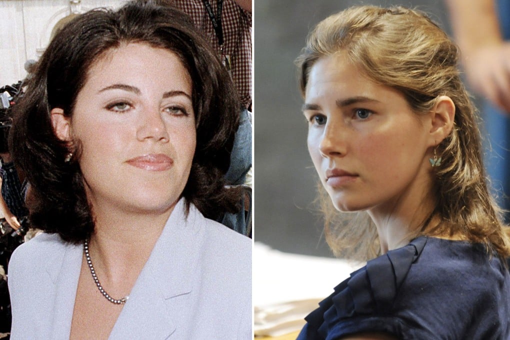 Monica Lewinsky in 1998 (left) and Amanda Know in 2011. They are collaborating as producers on a coming Hulu series about Knox’s experience being wrongfully accused and convicted. Photo: Reuters