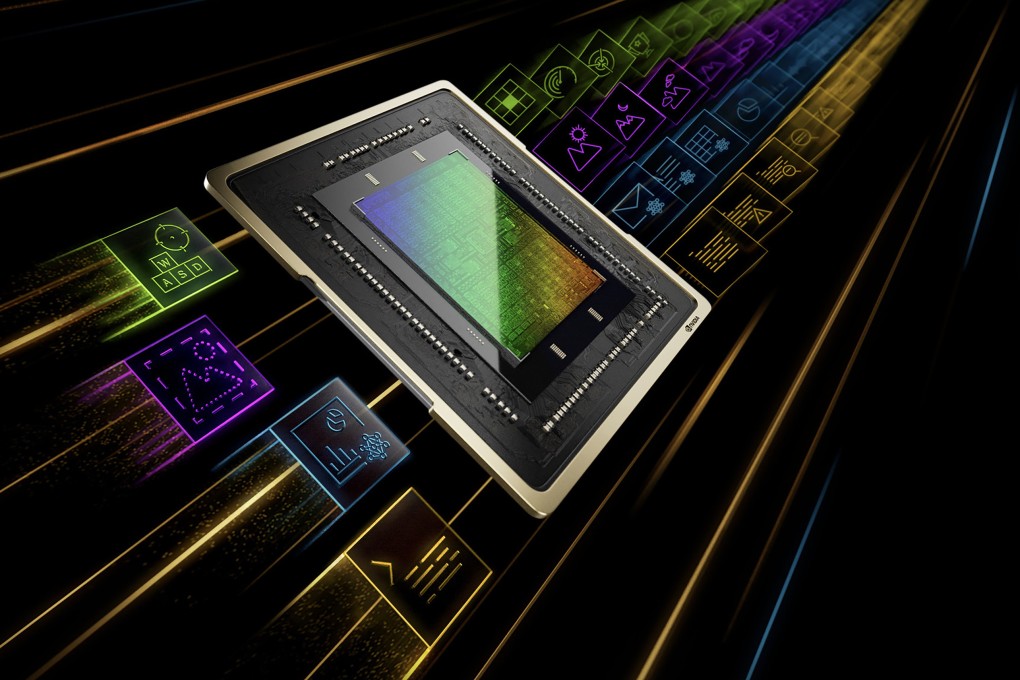 Nvidia’s graphics processing units have become a hot commodity in China as US restrictions on the technology increase. Photo: Nvidia