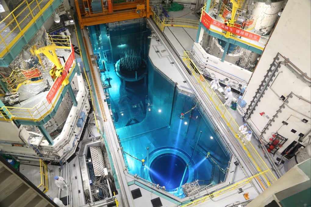 Workers are seen at a nuclear reactor in China’s Fujian province. Photo: Xinhua
