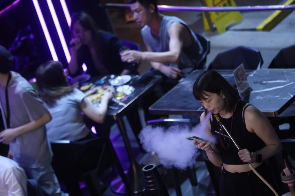 The sale of conventional smoking products with flavours other than menthol, including flavoured shisha, is expected to be banned from the second quarter of 2027. Photo: Jonathan Wong