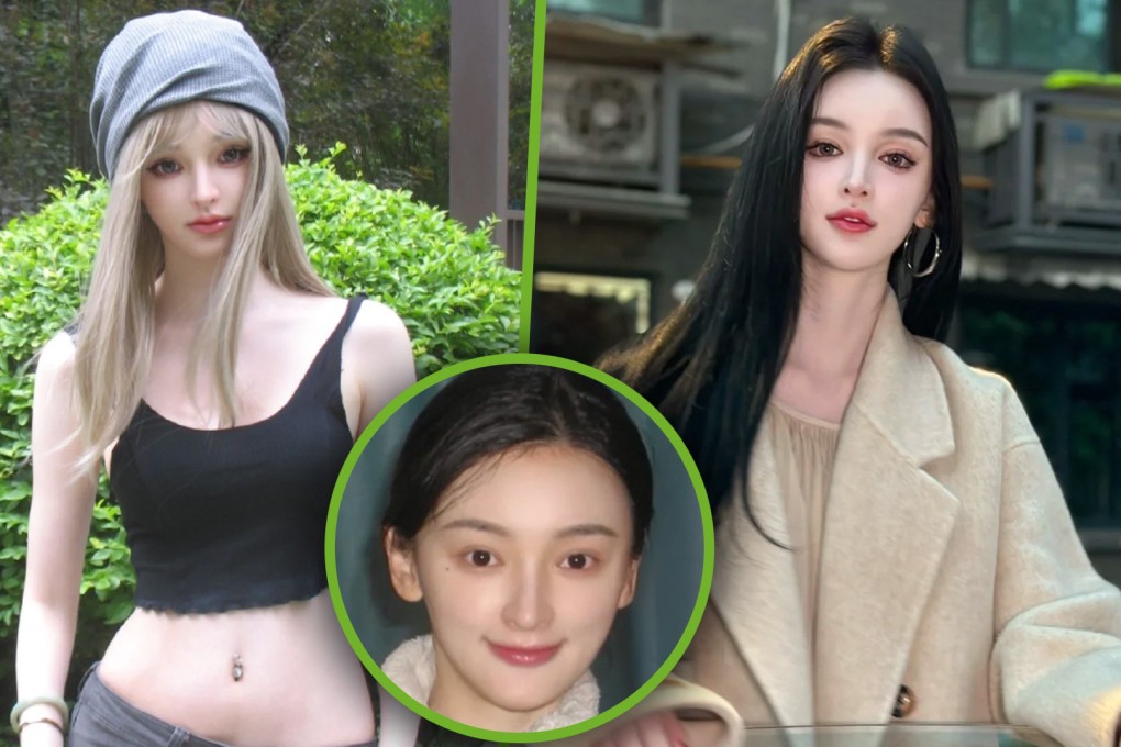 A beautiful deaf-mute student in China whose looks have been accredited to artificial intelligence has been defended for her academic excellence and kind nature. Photo: SCMP composite/RedNote