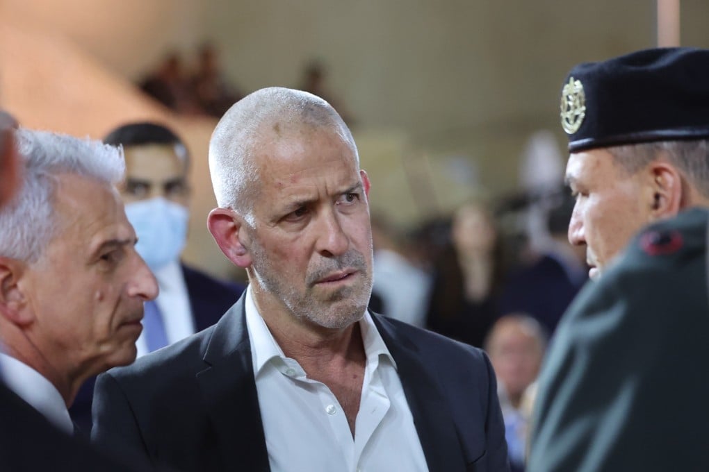 Shin Bet chief Ronen Bar, centre, said on Monday he will step down as head of Israel’s domestic security service. Photo: EPA-EFE