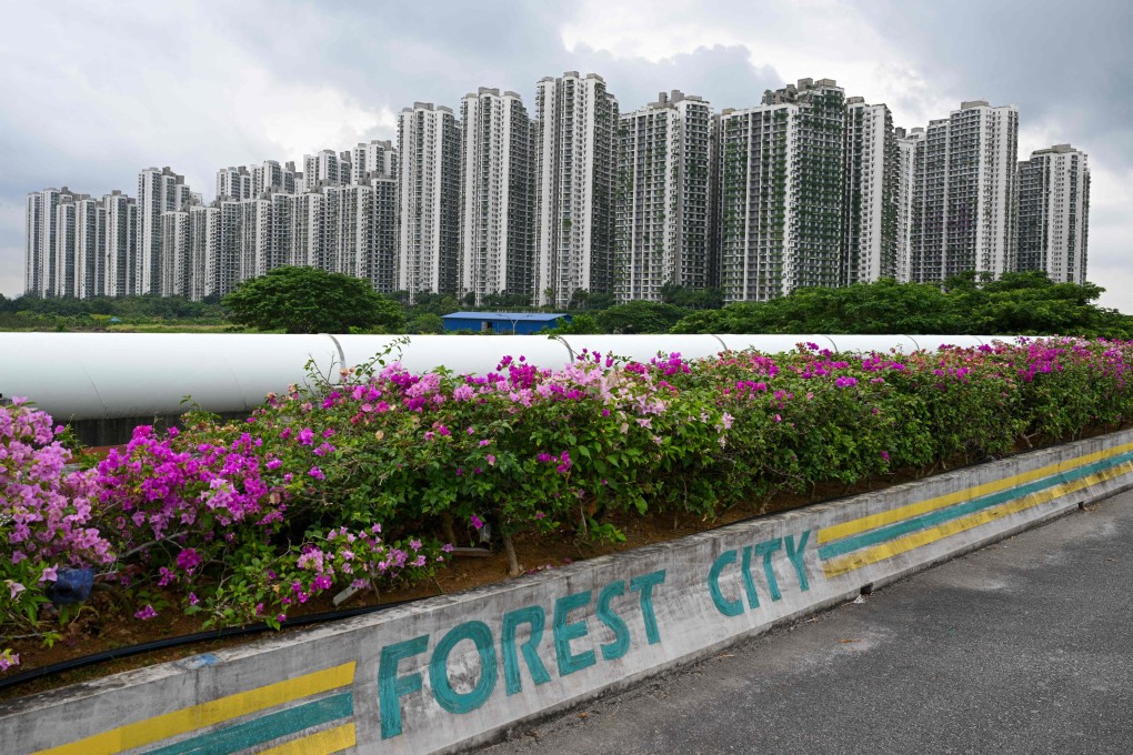 Condominiums at Forest City in Malaysia’s Johor state. Photo: AFP
