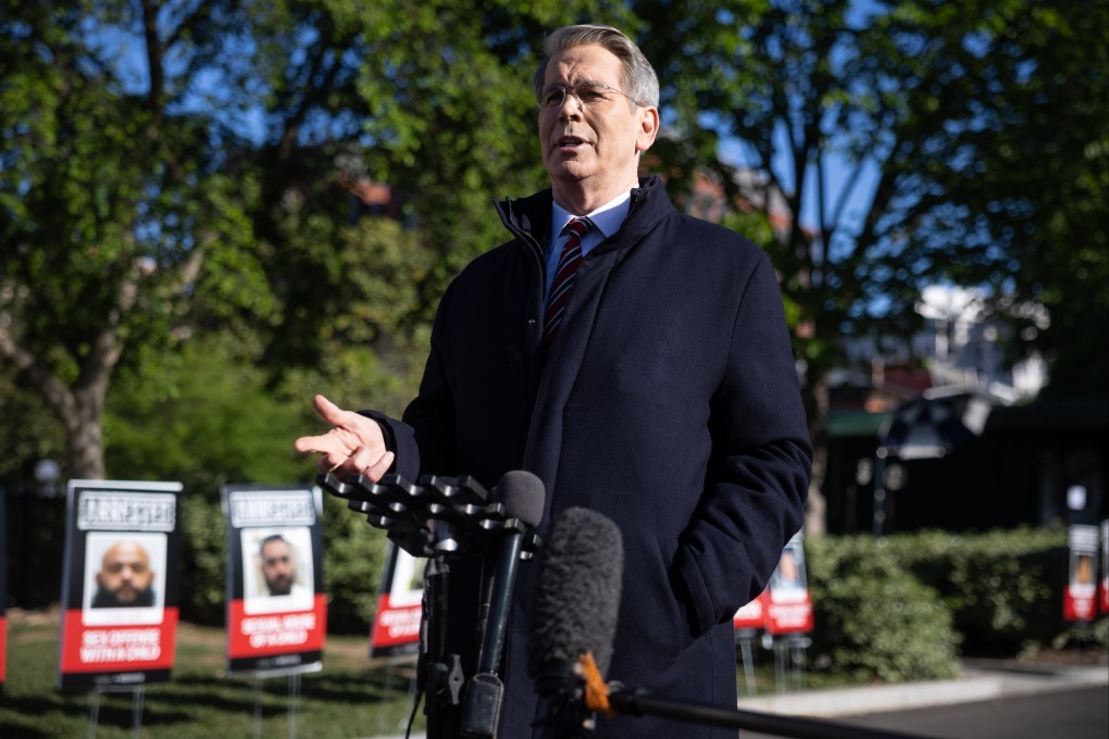 US Treasury Secretary Scott Bessent outside the White House in Washington on Monday. Photo: EPA-EFE