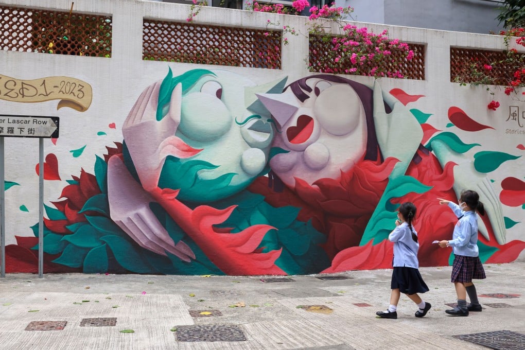 Street art is becoming increasing popular in Hong Kong. Photo: K. Y. Cheng