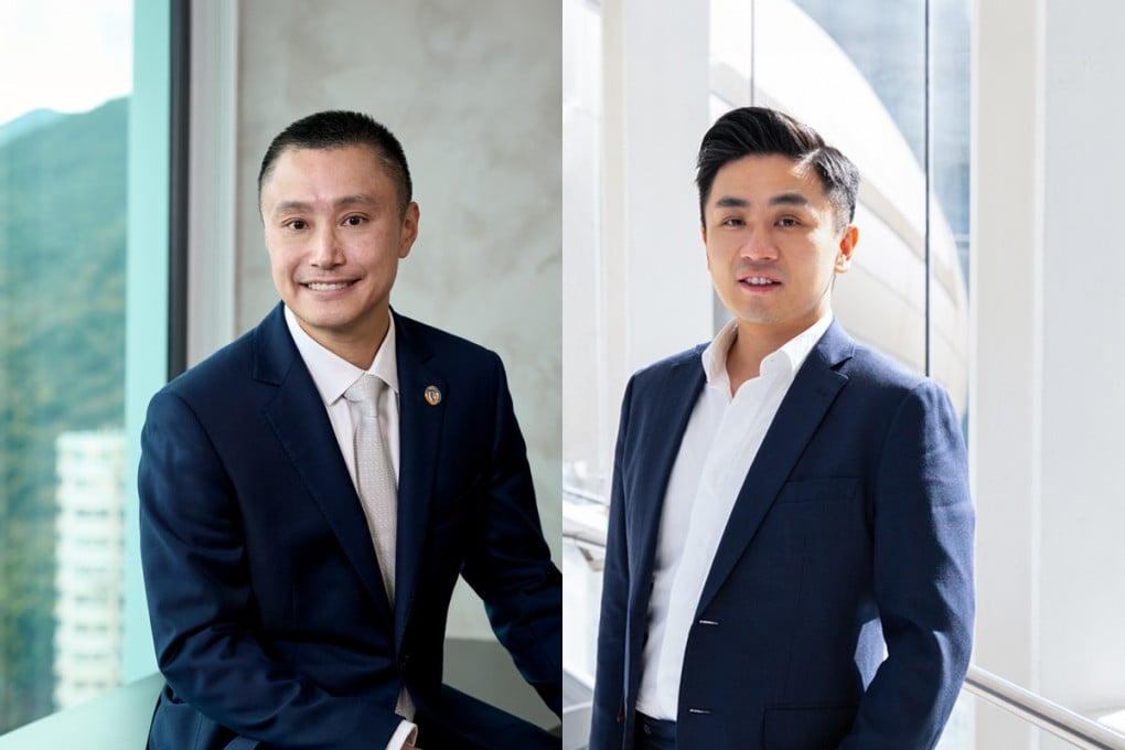 Simon Loong (left), founder and group CEO of WeLab, and Ken Leung, president of Altai Technologies, both believe Hong Kong plays an important role in helping to enhance the digital capabilities of emerging belt and road countries.