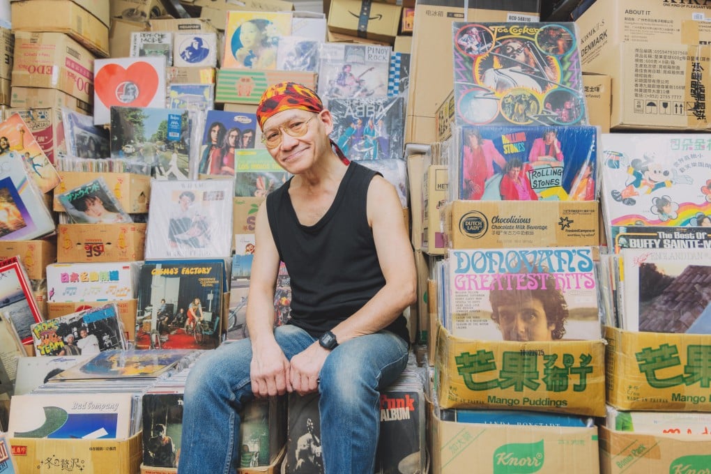 Paul Au, born to Chinese parents in Saigon in 1957, now resides in Hong Kong, and runs a vinyl records store in the Sham Shui Po neighbourhood of Hong Kong. Photo: Jocelyn Tam