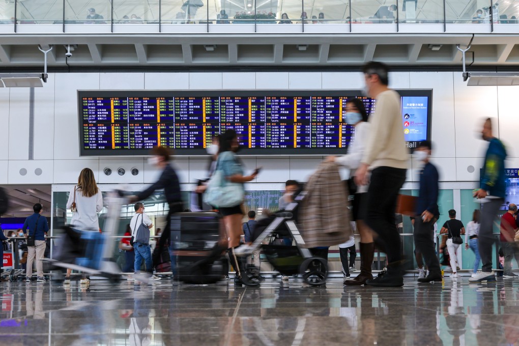 The man was arrested after undergoing customs clearance at Hong Kong airport. Photo: Yik Yeung-man
