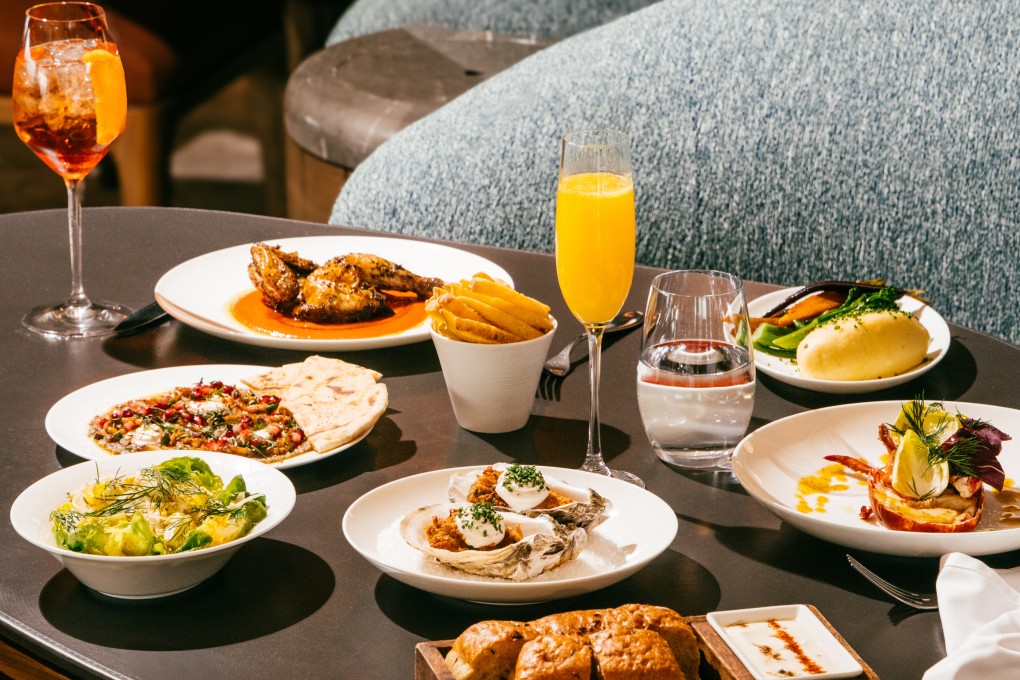 The three-course Mother’s Day brunch (HK$668) at Salisterra in Hong Kong starts with four sharing plates: scallop crudo, zucchini hummus, turbot à la Provencale and meloso rice. Photo: Salisterra