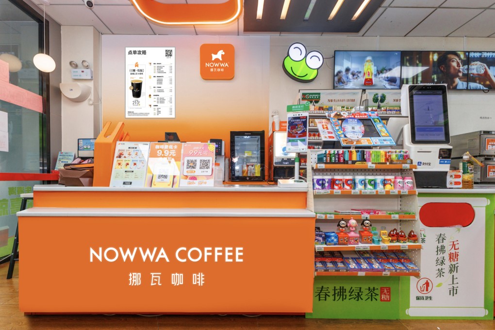 Nowwa Coffee’s small outlets are often nested within convenience stores. Photo: Handout