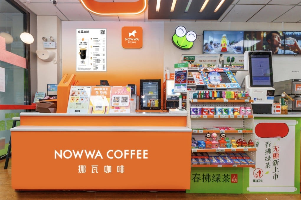 Nowwa Coffee’s small outlets are often nested within convenience stores. Photo: Handout