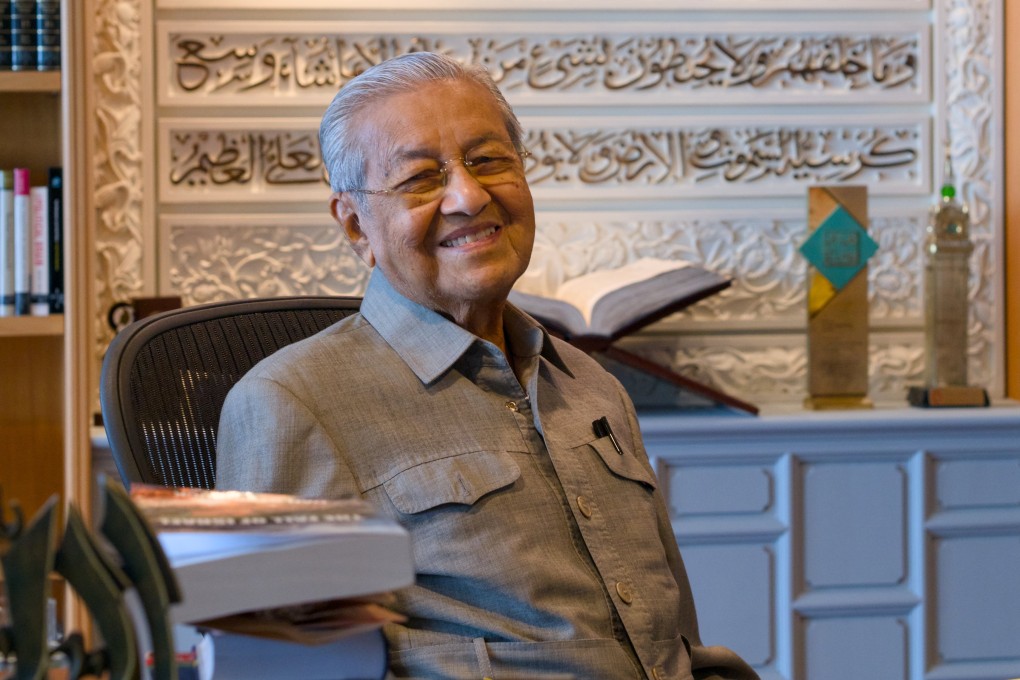 Mahathir Mohamad in his office at the Perdana Leadership Foundation in Putrajaya, Malaysia, on Monday. Photo: Hadi Azmi