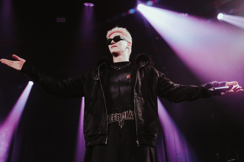 Bain at the concert in Los Angeles where he came out as gay. Photo: Bluedot Entertainment