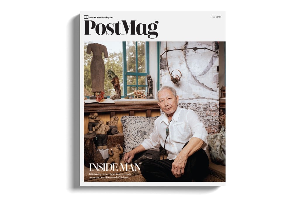 Hong Kong filmmaker Peter Yung Wai-chuen at his house on Lantau Island – his 1979 police drama The System was recently restored in 4K by M+. Photo: Alexander Mak