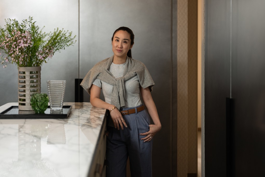 Studiossoo founder and creative director Samantha Soo at the Repulse Bay flat she designed. Photo: Common Studio