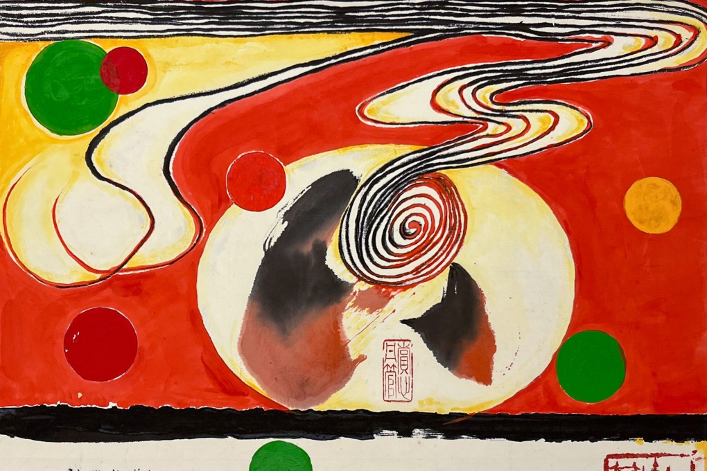 Untitled I (2002) by Irene Chou, one of several artists who studied under master ink painter Lui Shou-kwan in Hong Kong in the 1960s who developed distinctive styles of painting. Photo: courtesy of Alisan Fine Arts