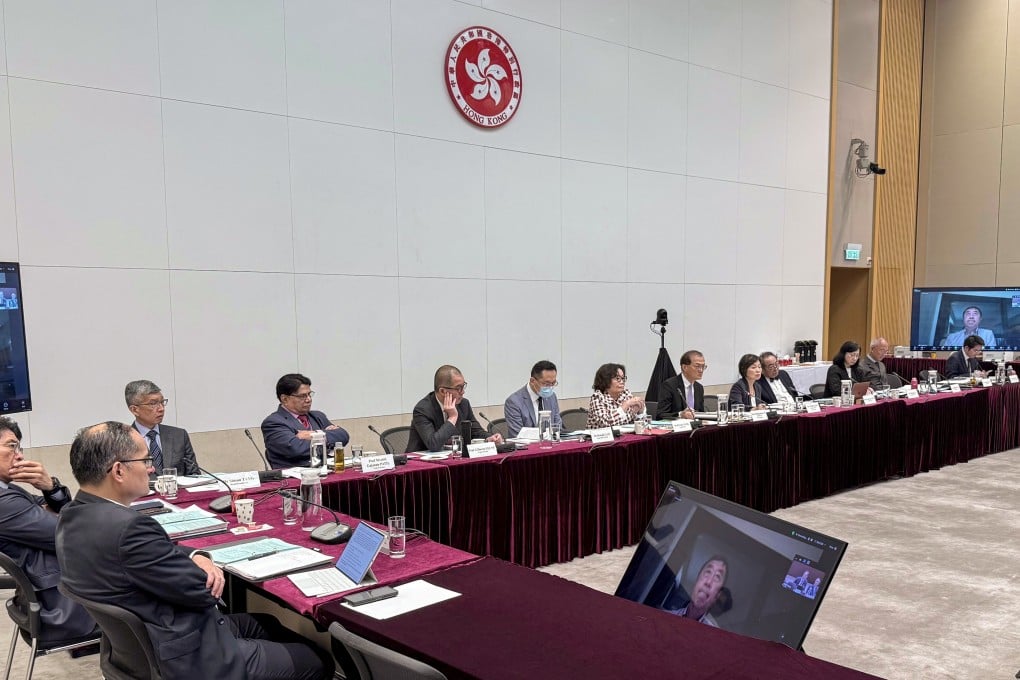 Members of the Task Group on New Medical School learn more about the competing universities’ proposals. Photo: Handout