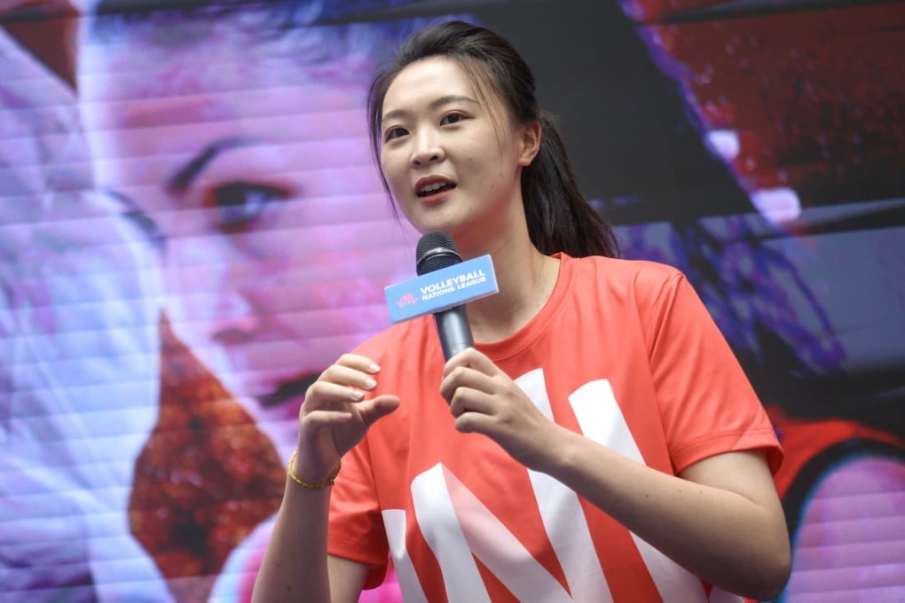 Olympic volleyball champion Hui Ruoqi believes young players can inject some vitality into the Chinese team. Photo: Jonathan Wong