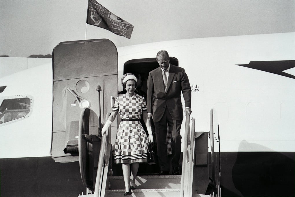 A historic moment for Hong Kong as Queen Elizabeth II and Prince Philip arrive at Kai Tak Airport on May 4, 1975. Photo: Chan Kiu